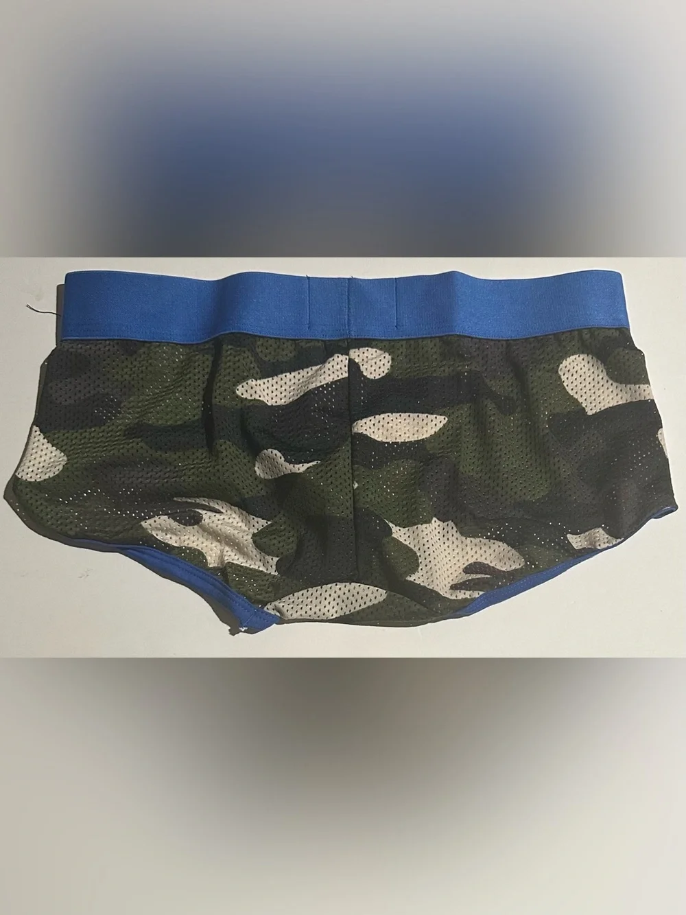 ADDICTED Brief or Boxer Underwear Mens Camo Mesh Super Sexy Size M, NEW